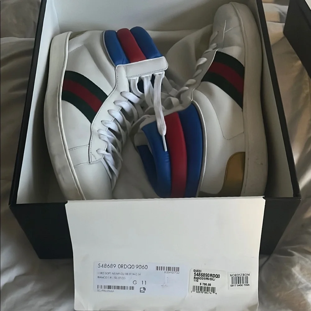 Gucci Colorful High-Top Sneakers - Picture 2 of 6